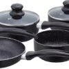 Herzberg HG-5003BK: 8 Pieces Marble Cookware Set - Black -Eersteklas Kookgereiwinkel 1200x447 1