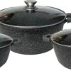 Cheffinger Steelpan Set 6-delig - 20-24-28cm - Zwart 2 Cheffinger Steelpan Set 6-delig - 20-24-28cm - Zwart -Eersteklas Kookgereiwinkel 1200x492 1
