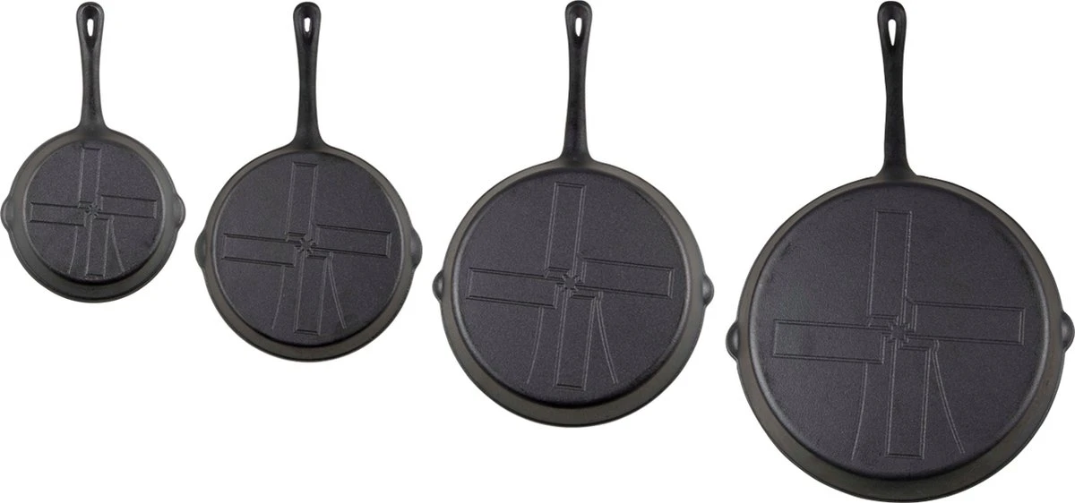 The Windmill Koekenpan Skillet Maxi 26 Cm Gietijzer Zwart 10 The Windmill Koekenpan Skillet Maxi 26 Cm Gietijzer Zwart - Afbeelding 8