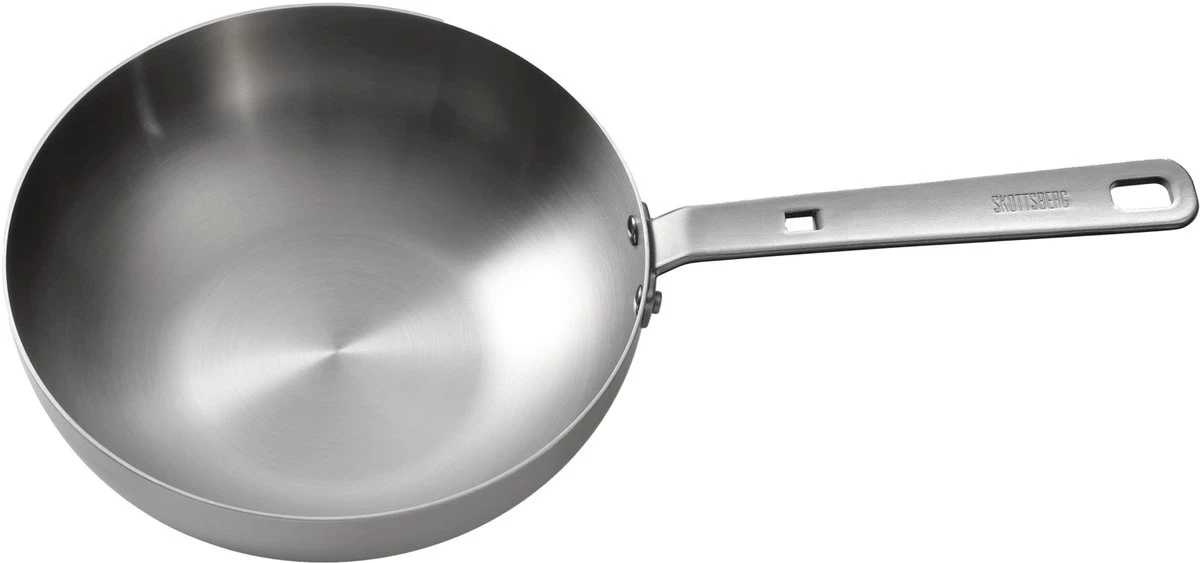 Skottsberg Wok Stainless Steel 28 Cm Roestvrijstaal 5 Skottsberg Wok Stainless Steel 28 Cm Roestvrijstaal - Afbeelding 3
