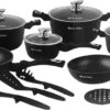 Pannenset - Kookpan - Inductie - 15 Delig Marmeren Coating - Zwart 1 Pannenset - Kookpan - Inductie - 15 Delig Marmeren Coating - Zwart -Eersteklas Kookgereiwinkel 1200x596 1