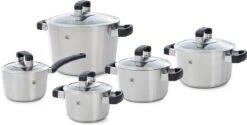 BK Conical Cool Pannenset - 5-delig - RVS - Geschikt Voor Alle Warmtebronnen 33 BK Conical Cool Pannenset - 5-delig - RVS - Geschikt Voor Alle Warmtebronnen -Eersteklas Kookgereiwinkel 1200x608 1