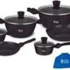 Royal Swiss 21-delige Steengoeden Pannenset Met 10 Afneembare Handvaten, Bestaat Uit 4 Pannen + 2 Steelpannen + 4 Deksels+ 2 Accessoires. Kleur Zwart 1 Royal Swiss 21-delige Steengoeden Pannenset Met 10 Afneembare Handvaten, Bestaat Uit 4 Pannen + 2 Steelpannen + 4 Deksels+ 2 Accessoires. Kleur Zwart -Eersteklas Kookgereiwinkel 1200x637 7