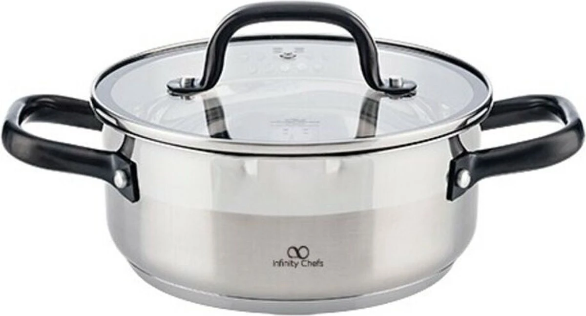 Bergner Infinity Chefs Kookpan 28 Cm - 9.0 L 6 Bergner Infinity Chefs Kookpan 28 Cm - 9.0 L - Afbeelding 4