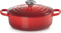Le Creuset - Gietijzeren - Lage Braadpan - 24cm - Kersenrood -Eersteklas Kookgereiwinkel 1200x653 1
