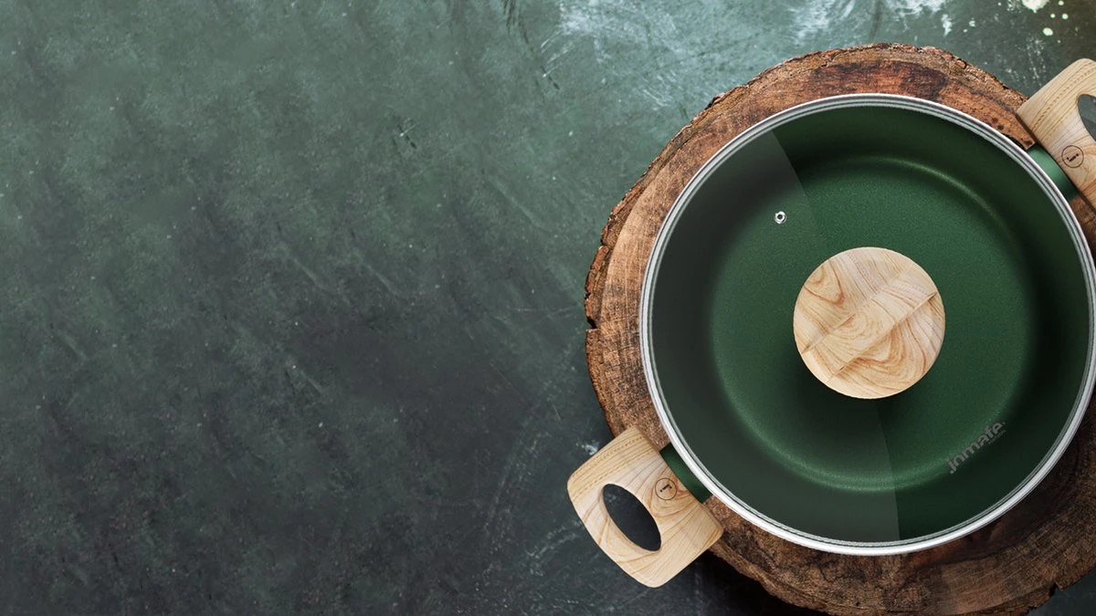 Forest, Braadpan Met Deksel – Ø 16 Cm – 100% Gerecycled Aluminium – Geschikt Voor Alle Warmtebronnen - Duurzame Pan – PFOA Vrij – Sudderpan – Stoofpan – 2.5 L 6 Forest, Braadpan Met Deksel – Ø 16 Cm – 100% Gerecycled Aluminium – Geschikt Voor Alle Warmtebronnen - Duurzame Pan – PFOA Vrij – Sudderpan – Stoofpan – 2.5 L - Afbeelding 4