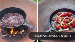 Chefarone Gietijzeren Pan - 2-in-1 Braadpan Inclusief Deksel - Geschikt Voor Alle Warmtebronnen 23 Chefarone Gietijzeren Pan - 2-in-1 Braadpan Inclusief Deksel - Geschikt Voor Alle Warmtebronnen -Eersteklas Kookgereiwinkel 1200x675 34