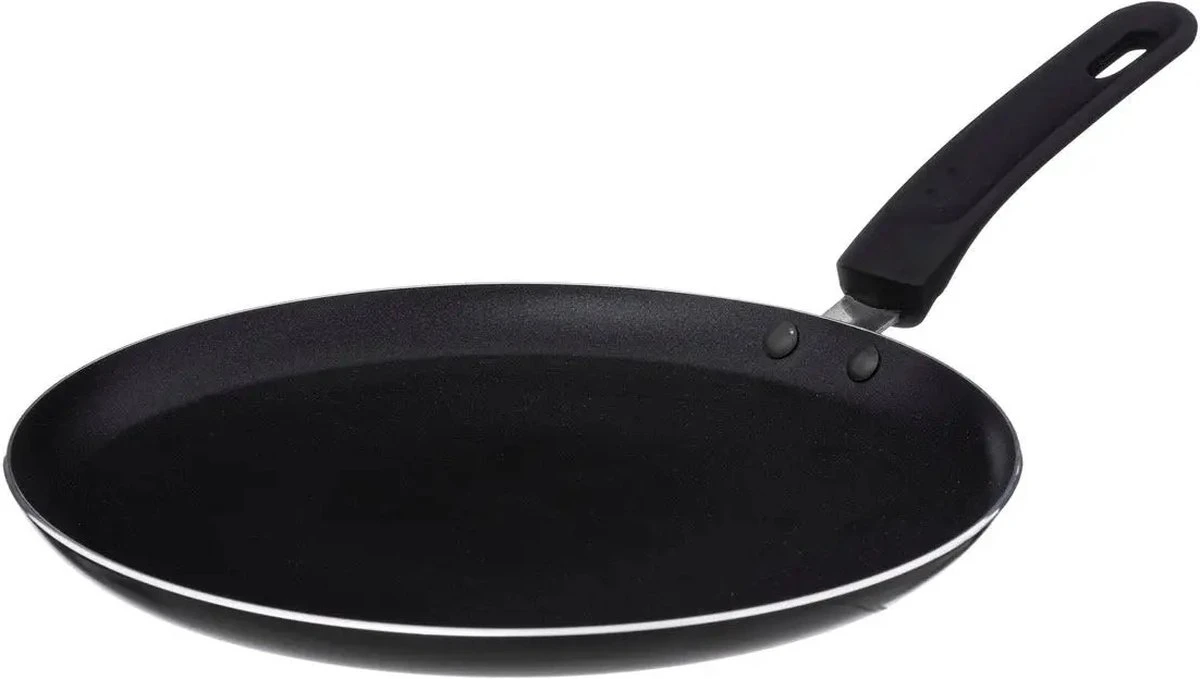 Zwarte Crêpe Pan 26 Centimeter Aluminium Inductiepan - Zwarte Pannenkoekenpan - Pan Met Steel 3 Zwarte Crêpe Pan 26 Centimeter Aluminium Inductiepan - Zwarte Pannenkoekenpan - Pan Met Steel