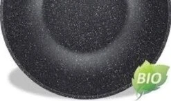 Royalty Line Marble Coating Wok - Met Glazen Deksel - Zwart - 30 Cm -Eersteklas Kookgereiwinkel 1200x707