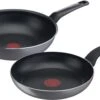 Tefal Easy Plus Pannenset - Koekenpan Ø 24 Cm + Wokpan Ø 28 Cm - Niet Geschikt Voor Inductie -Eersteklas Kookgereiwinkel 1200x735