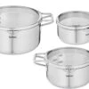 Tefal Nordica Pannenset 3 Delig - Steelpan Ø 16 Cm & Kookpan Ø 20 + Ø 24 Cm -Eersteklas Kookgereiwinkel 1200x736