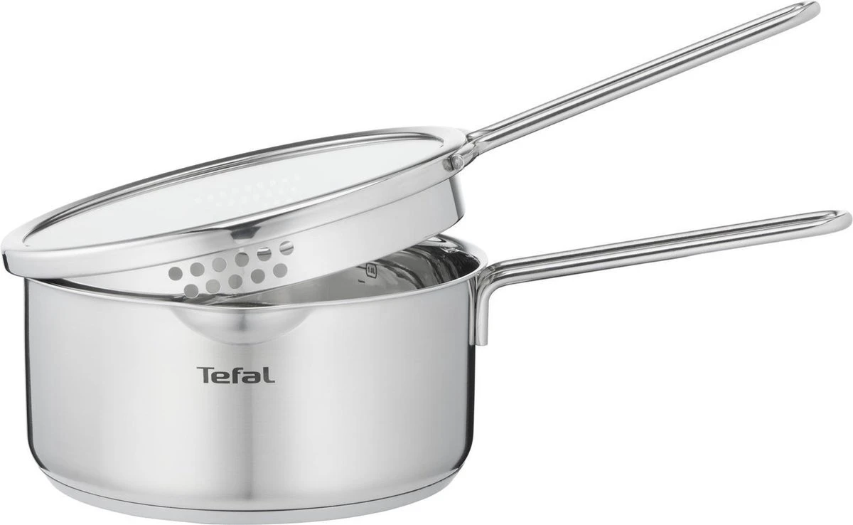 Tefal Nordica Pannenset 4 Delig - Steelpan Ø16 Cm & Kookpan Ø 18 + Ø 20 + Ø 24 Cm 14 Tefal Nordica Pannenset 4 Delig - Steelpan Ø16 Cm & Kookpan Ø 18 + Ø 20 + Ø 24 Cm - Afbeelding 12
