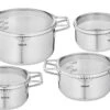 Tefal Nordica Pannenset 4 Delig - Steelpan Ø16 Cm & Kookpan Ø 18 + Ø 20 + Ø 24 Cm -Eersteklas Kookgereiwinkel 1200x739