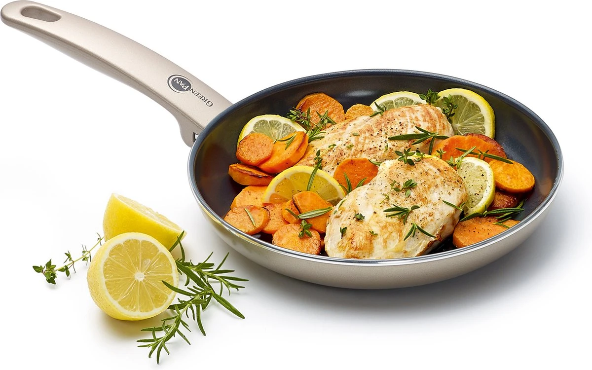 GreenPan Cambridge Koekenpan 30cm - Brons - Inductie - PFAS-vrij 7 GreenPan Cambridge Koekenpan 30cm - Brons - Inductie - PFAS-vrij - Afbeelding 5