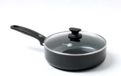 GreenPan Cambridge Hapjespan Met Deksel 24cm - Zwart - Inductie - PFAS-vrij -Eersteklas Kookgereiwinkel 1200x753 9