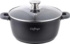 Cheffinger Cooking | Braadpan Met Deksel | 28cm | Alle Warmtebronnen |DC28 10 Cheffinger Cooking | Braadpan Met Deksel | 28cm | Alle Warmtebronnen |DC28 -Eersteklas Kookgereiwinkel 1200x757 11
