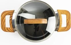 Gero Mark Kookpannenset - 4-delig - Zwart - Houtlook Grepen - Inductie - PFAS-vrij -Eersteklas Kookgereiwinkel 1200x760