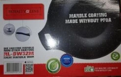 Royalty Line Marble Coating Wok - Met Glazen Deksel - Zwart - 30 Cm -Eersteklas Kookgereiwinkel 1200x763 3