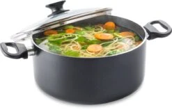 GreenPan Cambridge Kookpan Met Deksel 24cm - Zwart - Inductie - PFAS-vrij 12 GreenPan Cambridge Kookpan Met Deksel 24cm - Zwart - Inductie - PFAS-vrij -Eersteklas Kookgereiwinkel 1200x767 4