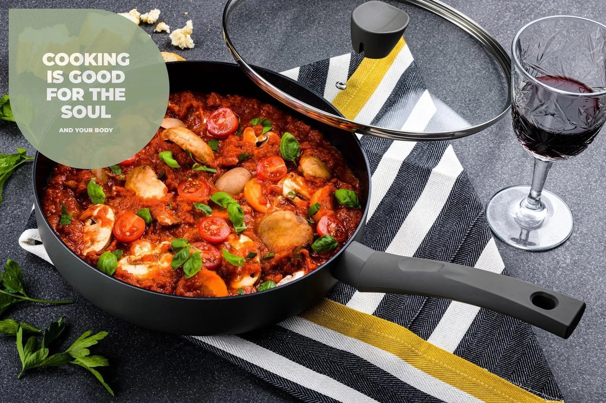 ISENVI Avon Chef Culinair Set - Pannenset 9 Delig - Ergo Grepen 4 ISENVI Avon Chef Culinair Set - Pannenset 9 Delig - Ergo Grepen - Afbeelding 2