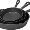 Blackwell Koekenpannenset - Gietijzer - ø 16, 20 En 25 Cm - Zonder Anti-aanbaklaag
