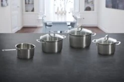 BK Bistro Pannenset - 4-delig - RVS - Glazen Deksel - Inductie -Eersteklas Kookgereiwinkel 1200x800 15