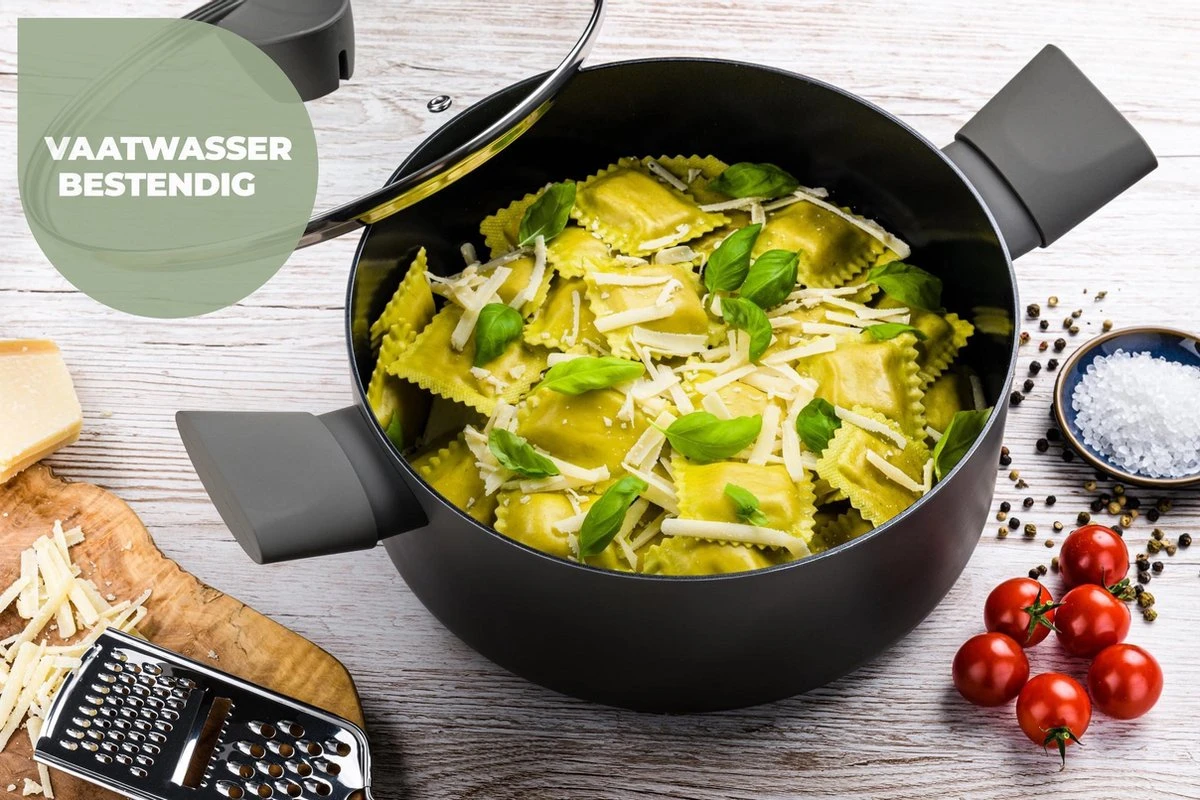 ISENVI Avon Compleet Set - Pannenset 6 Delig - Ergo Grepen 8 ISENVI Avon Compleet Set - Pannenset 6 Delig - Ergo Grepen - Afbeelding 6