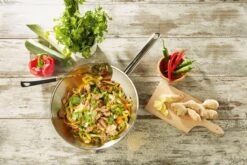 Demeyere Wok - Ø 30 Cm - Vlakke Bodem 15 Demeyere Wok - Ø 30 Cm - Vlakke Bodem -Eersteklas Kookgereiwinkel 1200x800 50