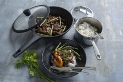 Sola Wokpan Fair Cooking - Ø 30 Cm - Zwart/wit - Aluminium - Antiaanbaklaag -Eersteklas Kookgereiwinkel 1200x800 52