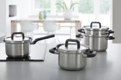 BK Flow Cool Pannenset - 4-delig – RVS Deksels - Veilig Afgietsysteem - Geschikt Voor Alle Warmtebronnen 37 BK Flow Cool Pannenset - 4-delig – RVS Deksels - Veilig Afgietsysteem - Geschikt Voor Alle Warmtebronnen -Eersteklas Kookgereiwinkel 1200x800 8