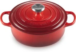 Le Creuset - Gietijzeren - Lage Braadpan - 24cm - Kersenrood -Eersteklas Kookgereiwinkel 1200x821 4