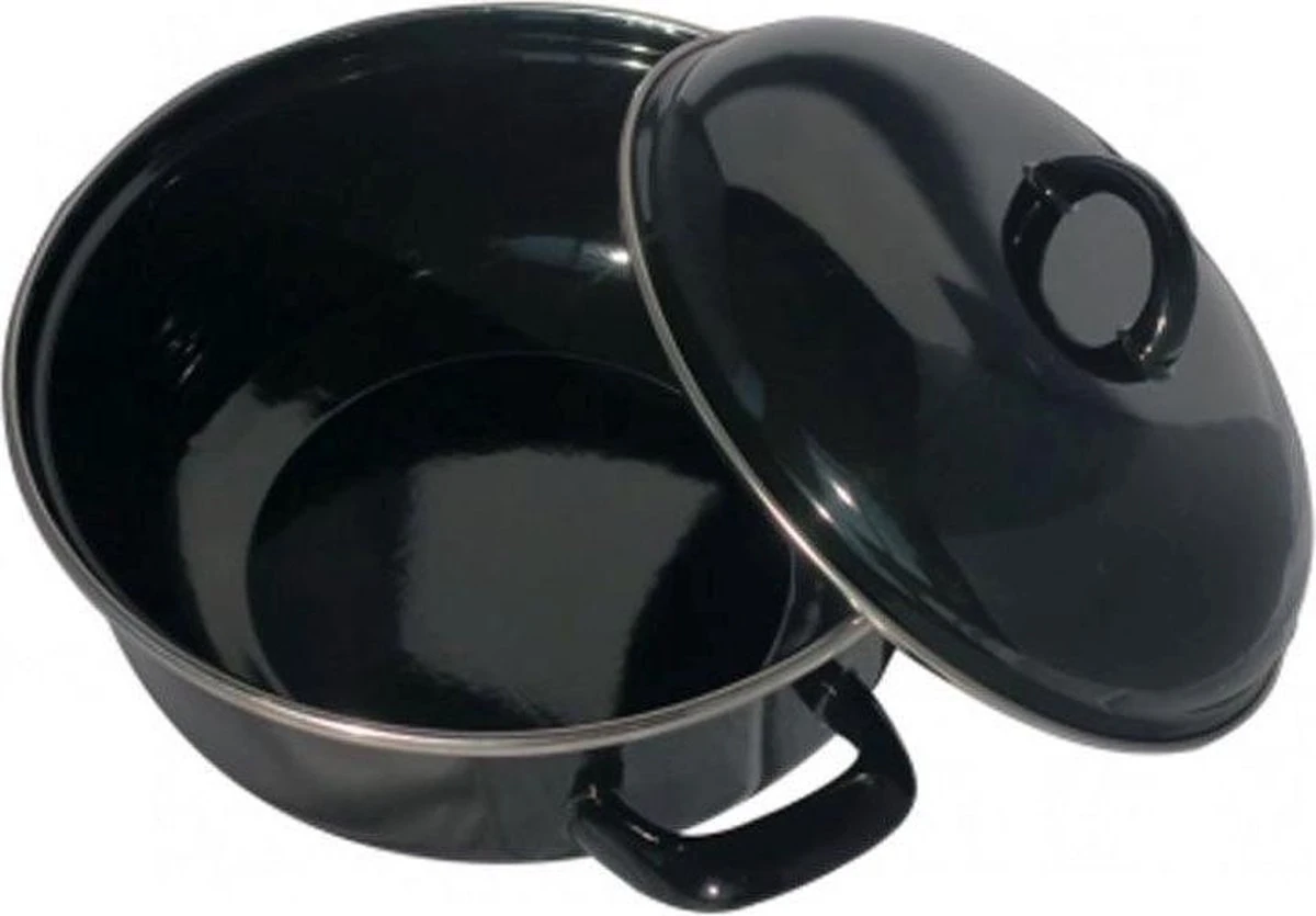 CasaLupo Emaille Braadpan Cooking - ø 26 Cm / 5 Liter 10 CasaLupo Emaille Braadpan Cooking - ø 26 Cm / 5 Liter - Afbeelding 8