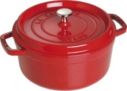 Staub - Ronde Cocotte 24 Cm - Kers 11 Staub - Ronde Cocotte 24 Cm - Kers -Eersteklas Kookgereiwinkel 1200x862 3
