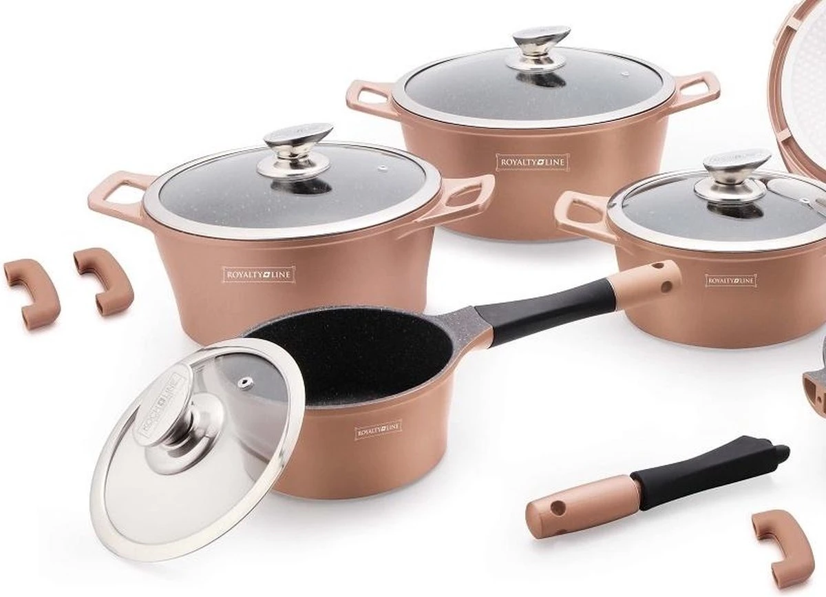 14-delige Luxe Royalty Line Keramische Koper 4 14-delige Luxe Royalty Line Keramische Koper - Afbeelding 2