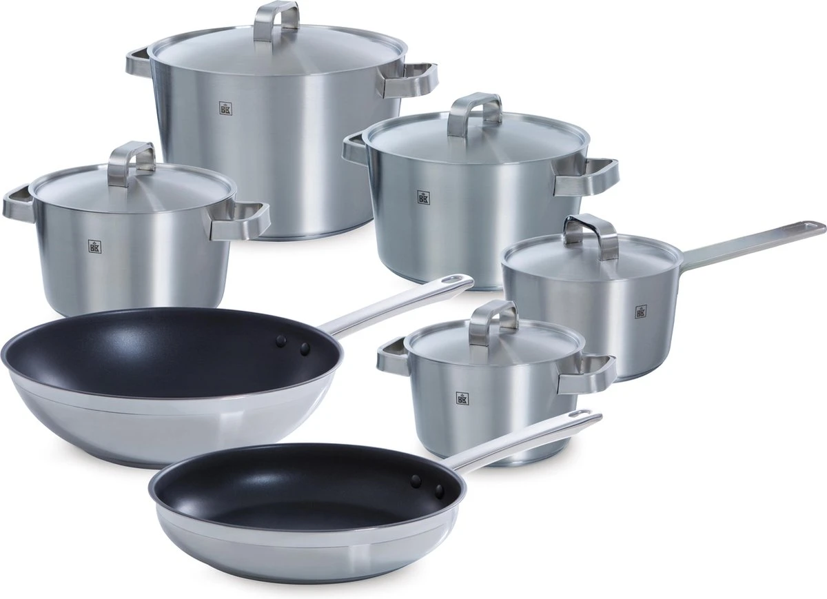 BK Conical+ Pannenset - 7 Delig - Inductie 3 BK Conical+ Pannenset - 7 Delig - Inductie