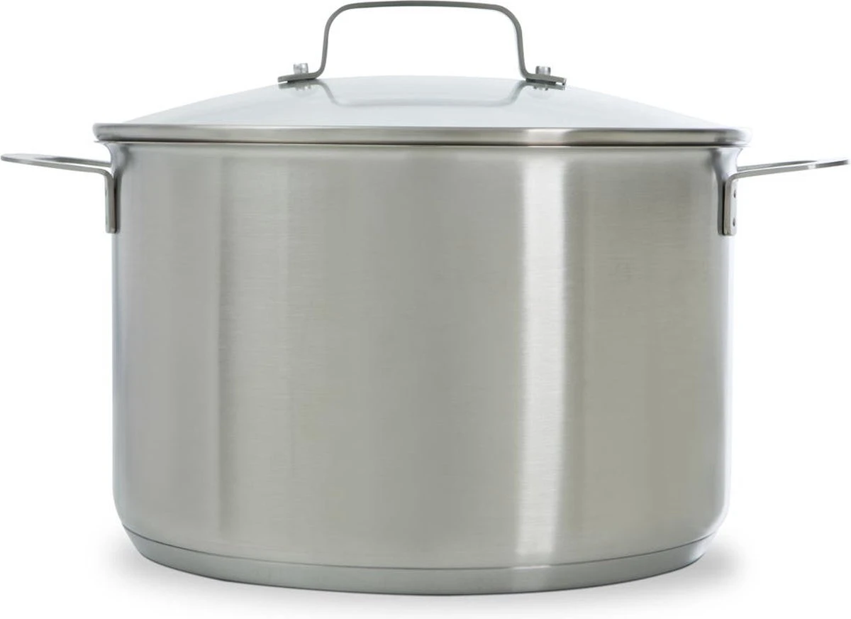 BK Bistro Soeppan Ø 24 Cm - RVS - Glazen Deksel - Inductie 4 BK Bistro Soeppan Ø 24 Cm - RVS - Glazen Deksel - Inductie - Afbeelding 2