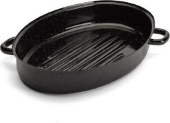 Emalia Geëmailleerde Braadpan Met Deksel 7L - Braadslede - Bakpan - Grillpan - Emaille - Zwart 10 Emalia Geëmailleerde Braadpan Met Deksel 7L - Braadslede - Bakpan - Grillpan - Emaille - Zwart -Eersteklas Kookgereiwinkel 1200x872 5