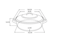BK Fortalit Braadpan Ø 24 Cm / 2,5L - Emaille - Inductie -Eersteklas Kookgereiwinkel 1200x881 4
