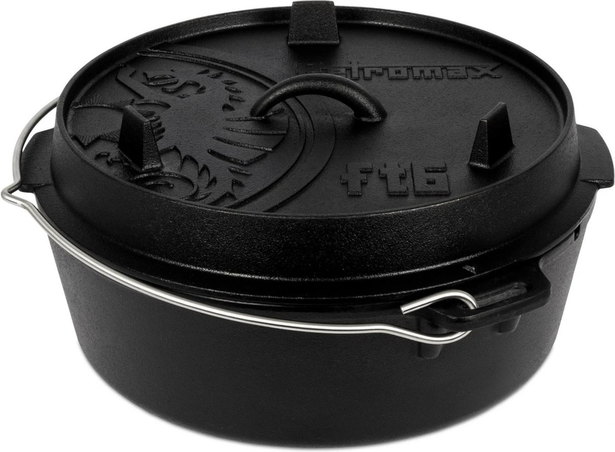 Petromax - Dutch Oven 5,5L/ft 6 - Zonder Pootjes 10 Petromax - Dutch Oven 5,5L/ft 6 - Zonder Pootjes - Afbeelding 8