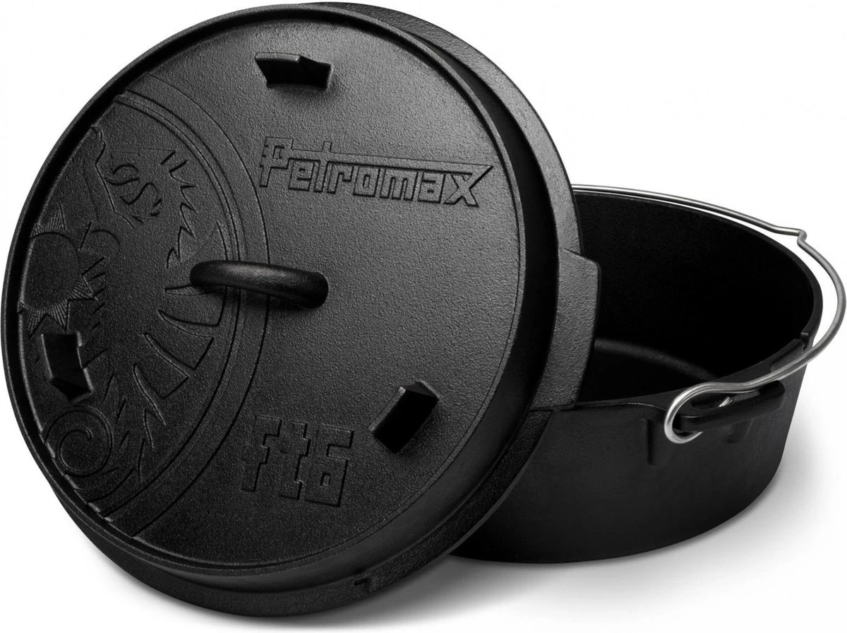 Petromax - Dutch Oven 5,5L/ft 6 - Zonder Pootjes 3 Petromax - Dutch Oven 5,5L/ft 6 - Zonder Pootjes