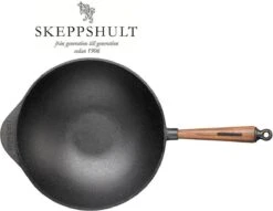 Skeppshult - Wokpan Walnoot Handgreep 32 Cm 12 Skeppshult - Wokpan Walnoot Handgreep 32 Cm -Eersteklas Kookgereiwinkel 1200x926 6