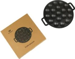 Poffertjespan - Gietijzer - Ø 24 Cm - Poffertjesmaker - 19 Poffertjes - Poffertjespan Inductie 14 Poffertjespan - Gietijzer - Ø 24 Cm - Poffertjesmaker - 19 Poffertjes - Poffertjespan Inductie -Eersteklas Kookgereiwinkel 1200x951 3