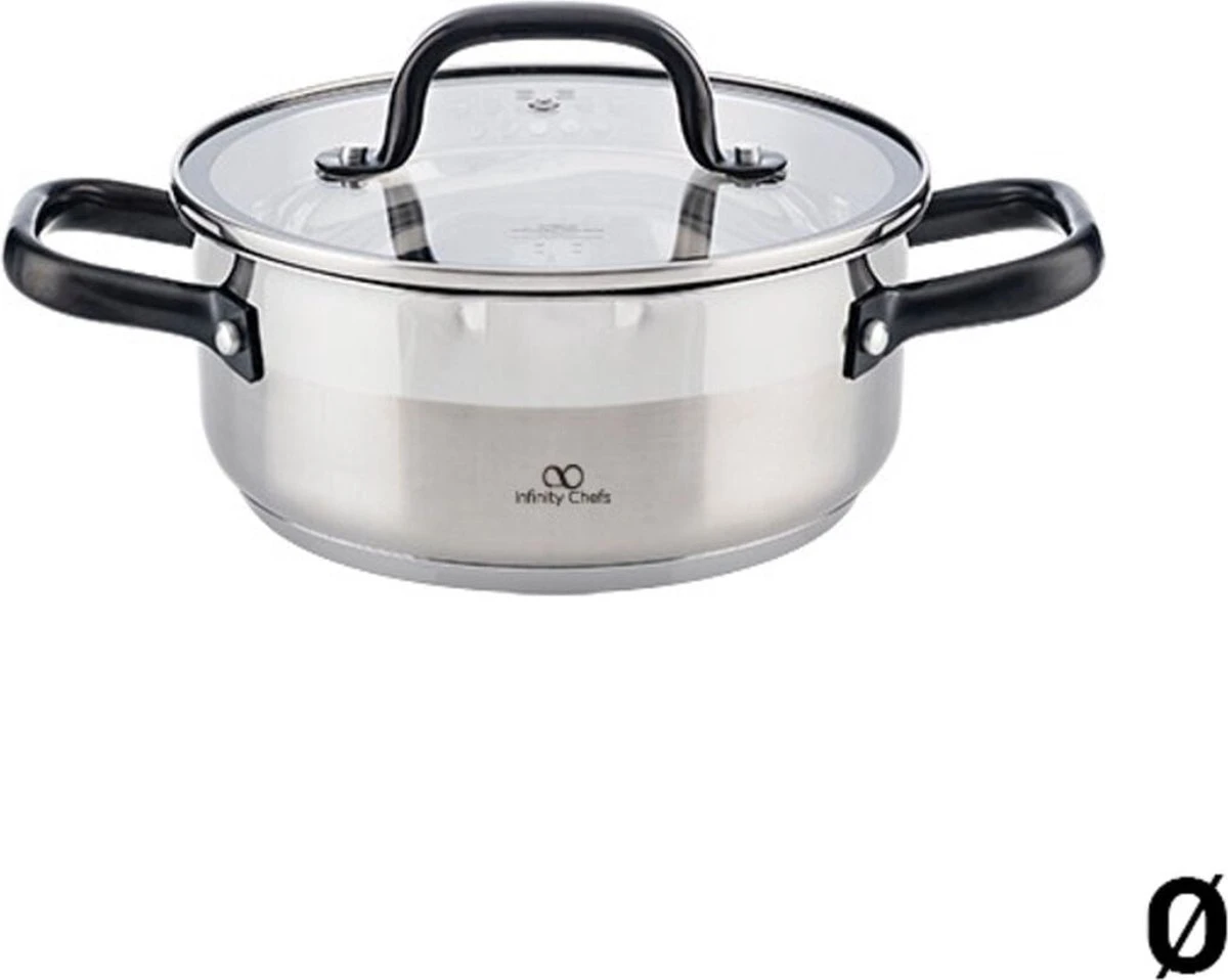 Bergner Infinity Chefs Kookpan 28 Cm - 9.0 L 13 Bergner Infinity Chefs Kookpan 28 Cm - 9.0 L - Afbeelding 11