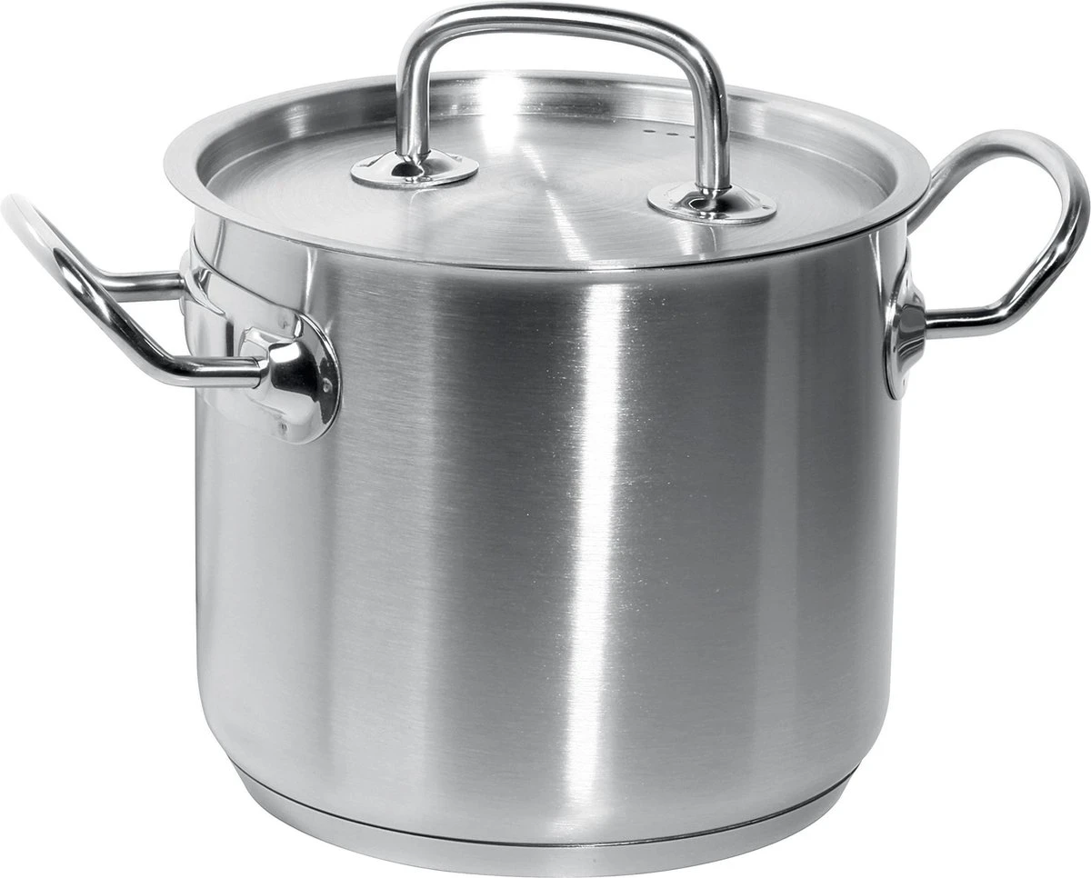 Hendi RVS Kookpan Hoog 5 Liter Kitchen Line + Deksel 4 Hendi RVS Kookpan Hoog 5 Liter Kitchen Line + Deksel - Afbeelding 3