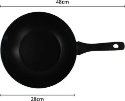 Miller Keramische Wokpan Inductie Ø 28 Cm - Alle Warmtebronnen - Anti Aanbaklaag 10 Miller Keramische Wokpan Inductie Ø 28 Cm - Alle Warmtebronnen - Anti Aanbaklaag -Eersteklas Kookgereiwinkel 1200x969 4