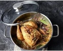 Demeyere Apollo Hapjespan - Met Glasdeksel - Ø28 CM -Eersteklas Kookgereiwinkel 1200x972 4