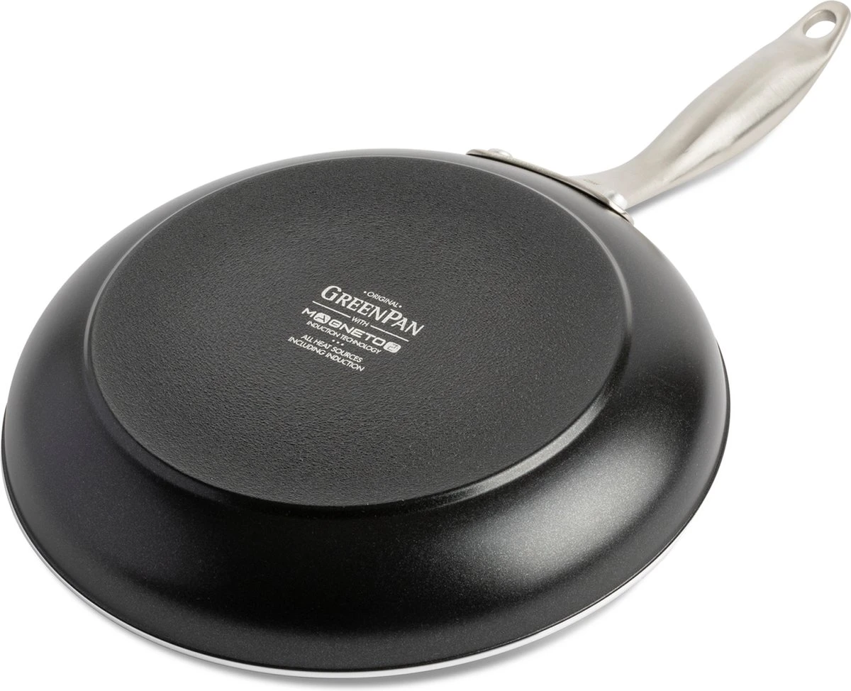GreenPan Wokpan - Royal Black - ø 28 Cm - Keramische Anti-aanbaklaag 5 GreenPan Wokpan - Royal Black - ø 28 Cm - Keramische Anti-aanbaklaag - Afbeelding 3
