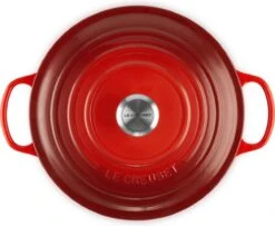 Le Creuset Braadpan Signature Kersenrood - ø 28 Cm / 6.7 Liter 23 Le Creuset Braadpan Signature Kersenrood - ø 28 Cm / 6.7 Liter -Eersteklas Kookgereiwinkel 1200x988 3