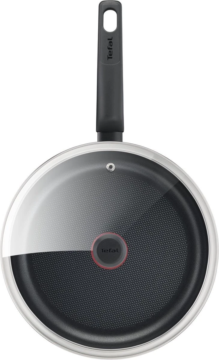 Tefal Easy Plus Hapjespan - Ø 24 Cm + Deksel - Niet Geschikt Voor Inductie 3 Tefal Easy Plus Hapjespan - Ø 24 Cm + Deksel - Niet Geschikt Voor Inductie - Afbeelding 2