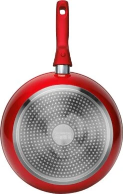 Luxe 10-delige Koekenpannenset - Inductie - Voor Alle Warmtebronnen - Met Glazen Deksels - Rood -Eersteklas Kookgereiwinkel 760x1200